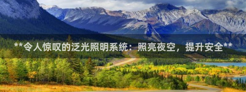 **令人惊叹的泛光照明系统：照亮夜空，提升安全**