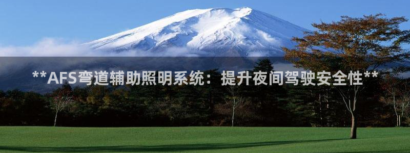 **AFS弯道辅助照明系统：提升夜间驾驶安全性**