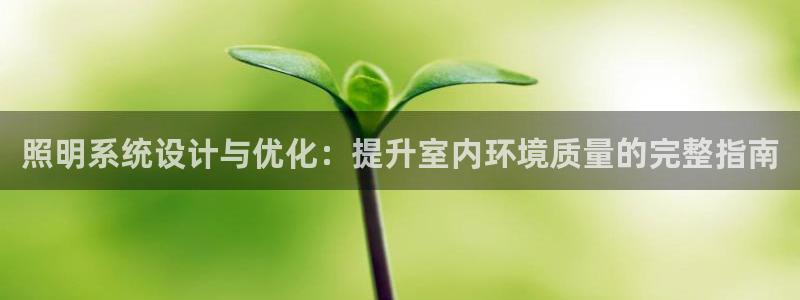 照明系统设计与优化：提升室内环境质量的完整指南