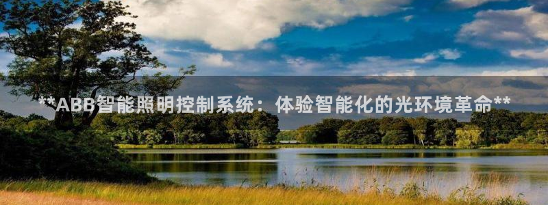 **ABB智能照明控制系统：体验智能化的光环境革命**