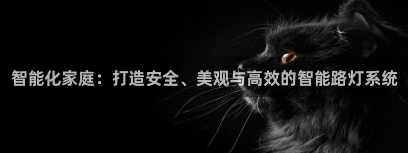 智能化家庭:打造安全、美观与高效的智能路灯系统