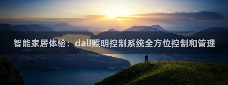 智能家居体验：dali照明控制系统全方位控制和管理