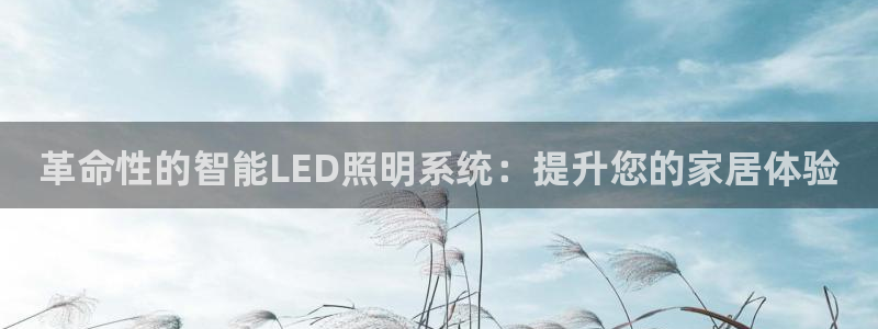 革命性的智能LED照明系统：提升您的家居体验