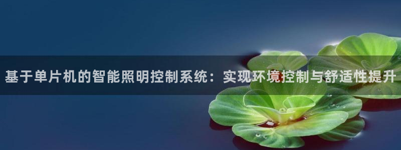 基于单片机的智能照明控制系统：实现环境控制与舒适性提升