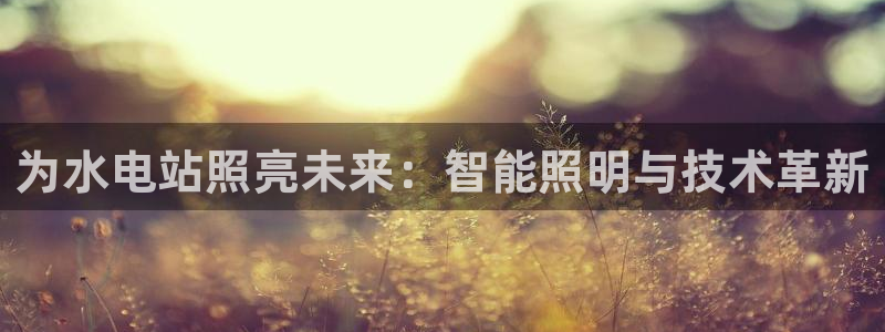 为水电站照亮未来：智能照明与技术革新